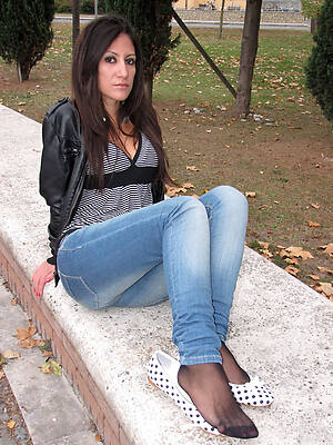 amazing hot full-grown jeans pics