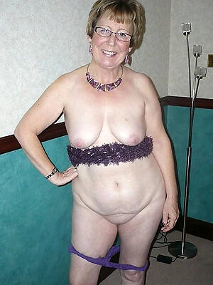 low-spirited grown-up grandmothers naked pics