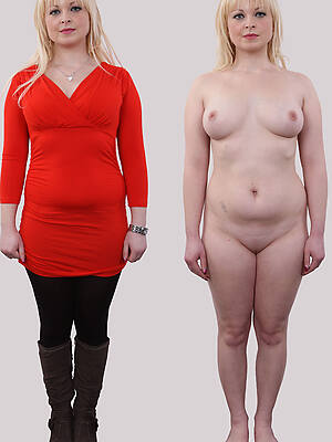 easy porn pics of bungling jocular mater dressed and undressed