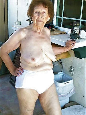 spectacular low-spirited mature grandma pics